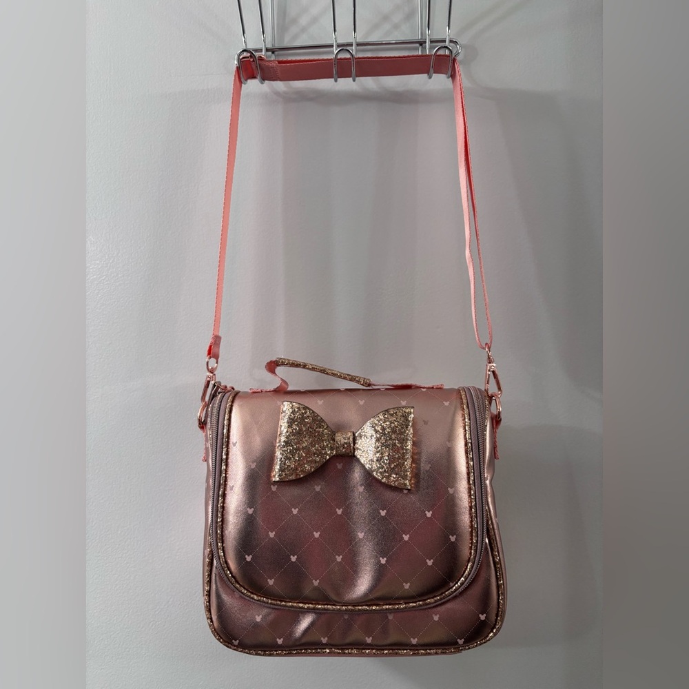 Disney Metallic Rose Gold Minnie Mouse Lunch Bag